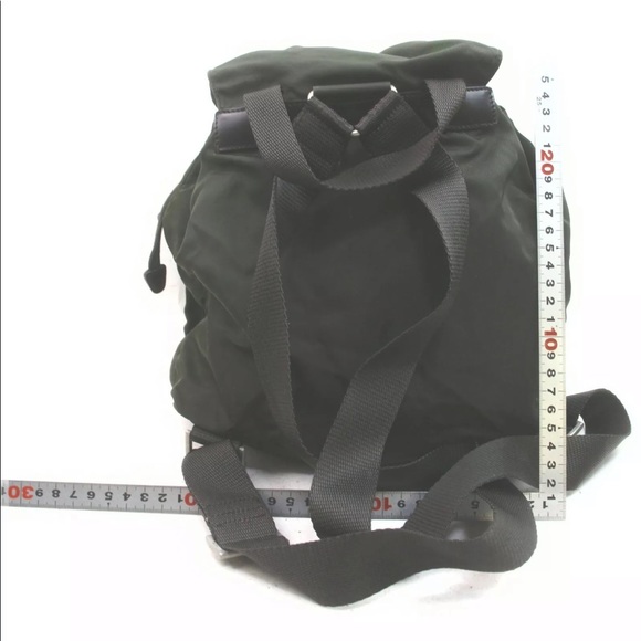 Prada Back Pack Olive Nylon 839637 - Picture 3 of 16